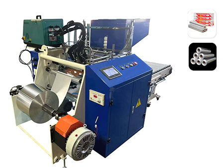 Автоматический одновальный перемотчик алюминиевой фольги 